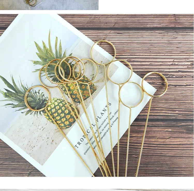 2020 metal holder bouquet card insert flower packaging