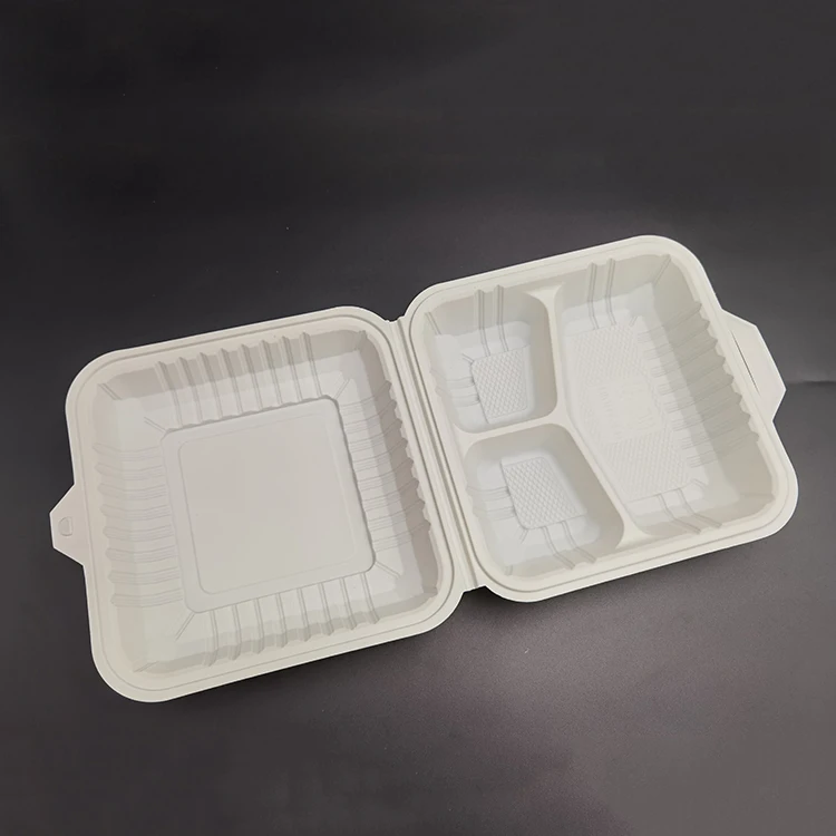 Kingwin Biodegradable Cornstarch Packaging Boxes Corn Starch Takeaway ...