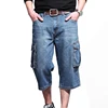 Wholesale Customized Denim Baggy Jean Shorts Men