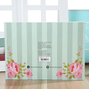 Luxury custom logo magnetic book shape cosmetic packaging box supplies