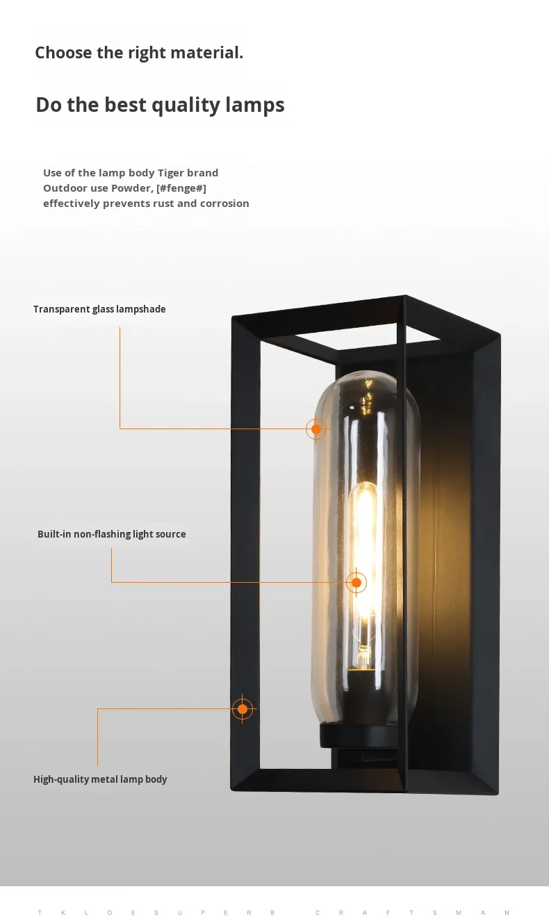 product modern outdoor led wall lamp simple waterproof for villa gate corridor balcony terrace courtyard lighting rainproof aluminum-1