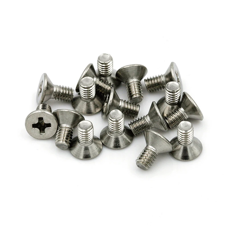 热卖gr5 din965十字槽沉头帽钛螺丝