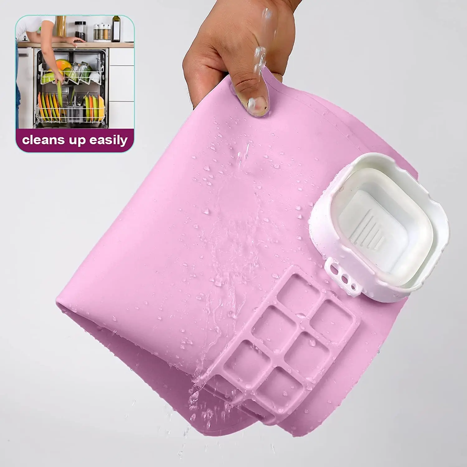 Silicone Painting Mat 20"*16" Silicone Art Mat With 1 Water Cup For