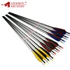 Archery Spine300-600 pure carbon arrows compound bow and arrow shooting hunting archery arrow