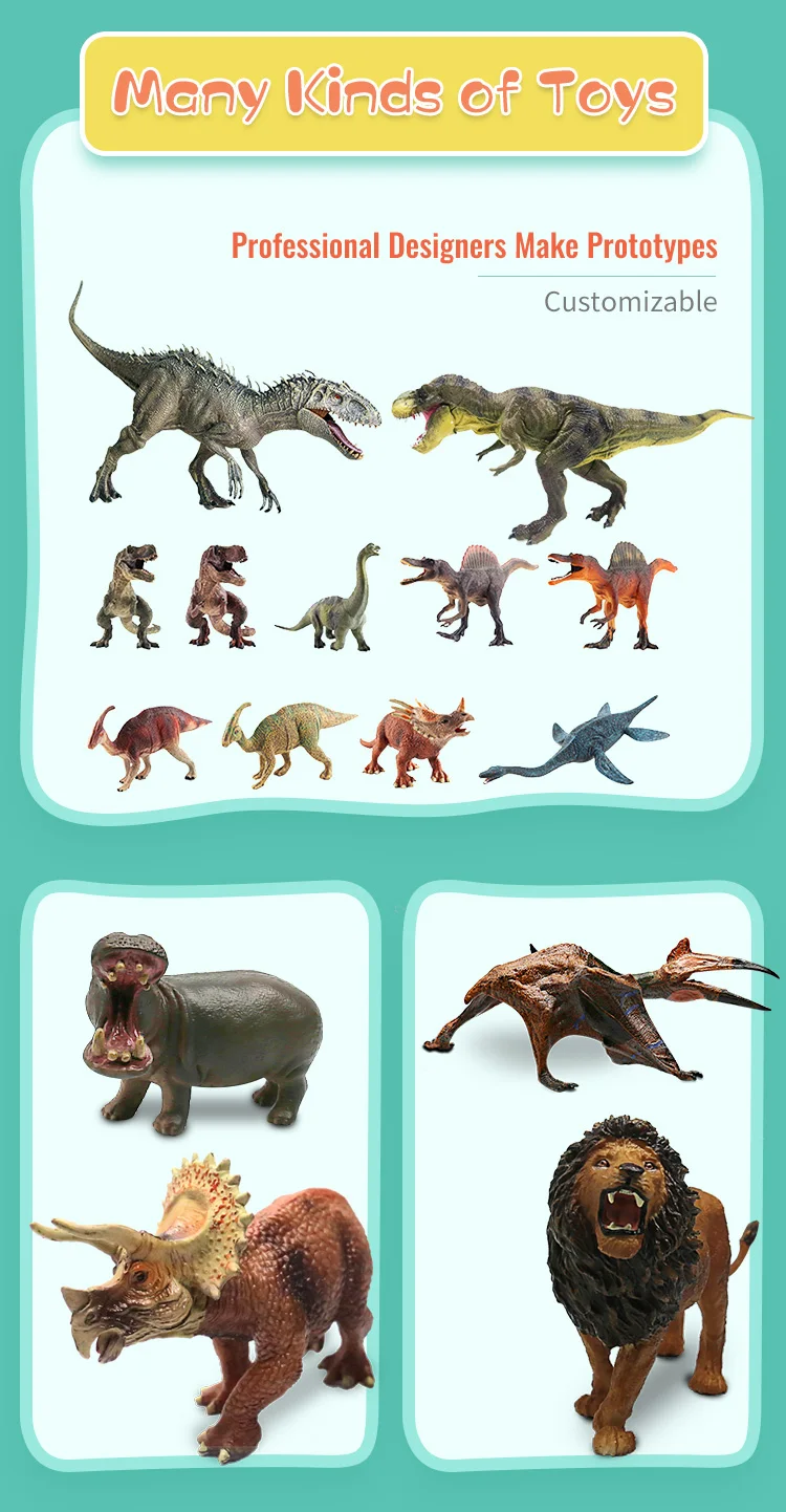 Professional machine and test dinosaur figures toy toys dragon toy for good quality