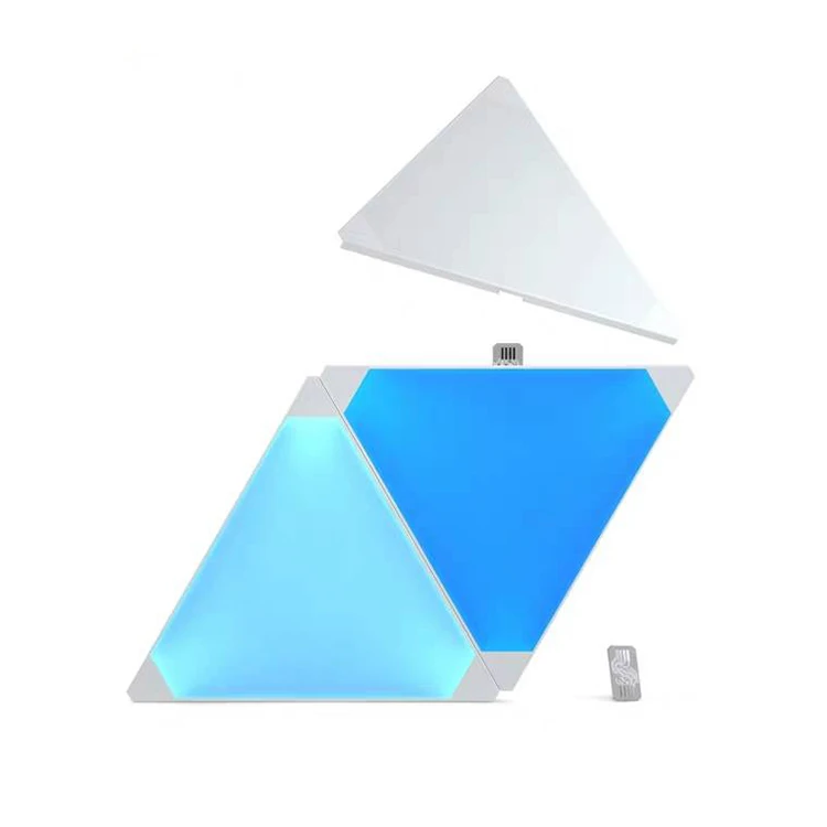 Diy Triangle panel App Smart light panel Music Smart light Google assistant Geniuslux LED Panel Light