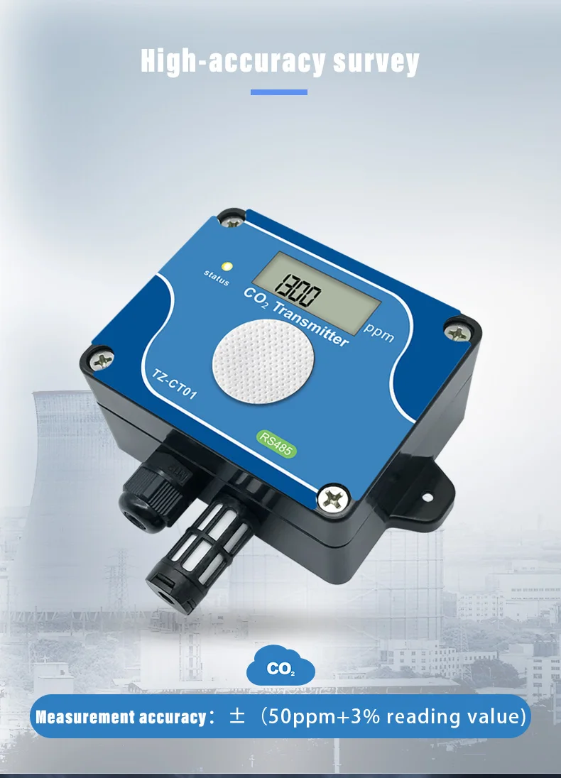 Co2 Carbon Dioxide Sensor Transmitter Gas Analyzers Can Be Used
