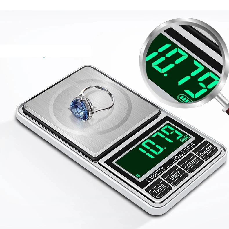 0.01 Weight Balance Electronic Scales 500g Mini Precision Digital