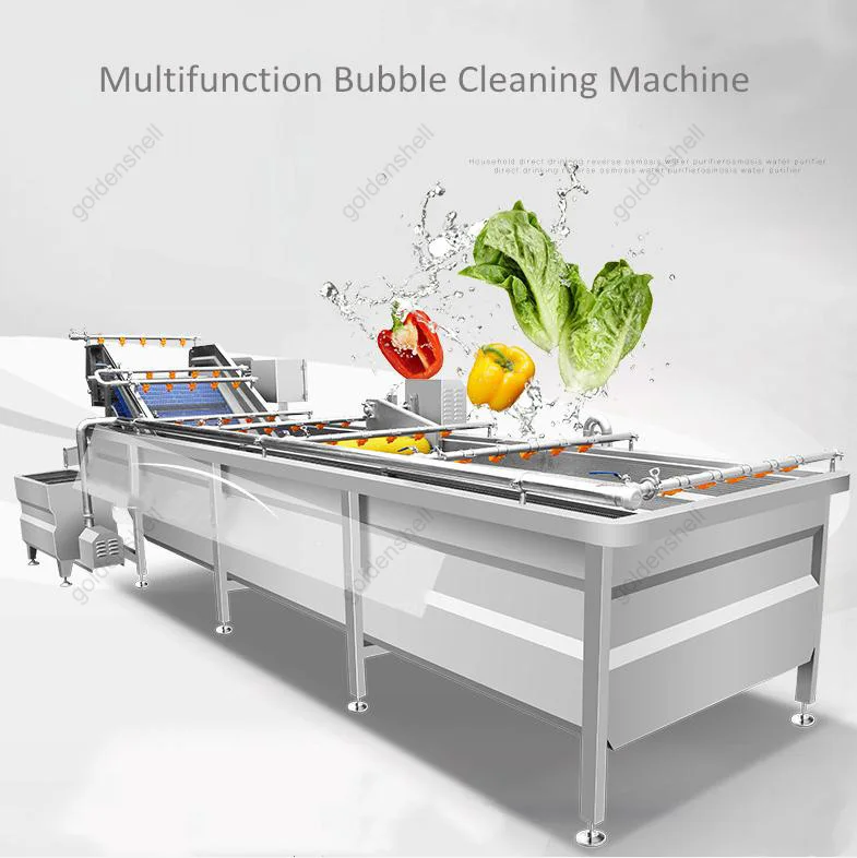 Industrial Automatic Vegetable Washing Machine Processing Line For ...