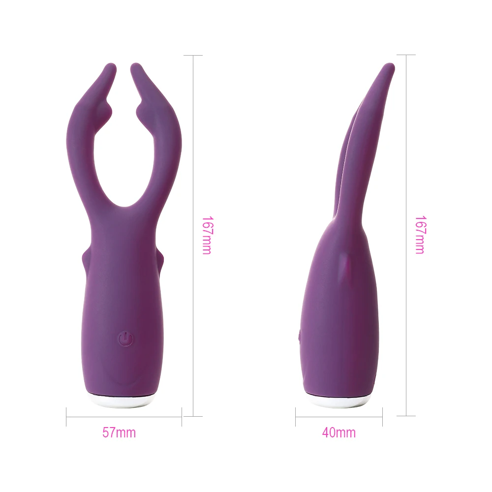 New Clitoris G Spot Silicone Vibrator Vagina Sex Toys Mast
