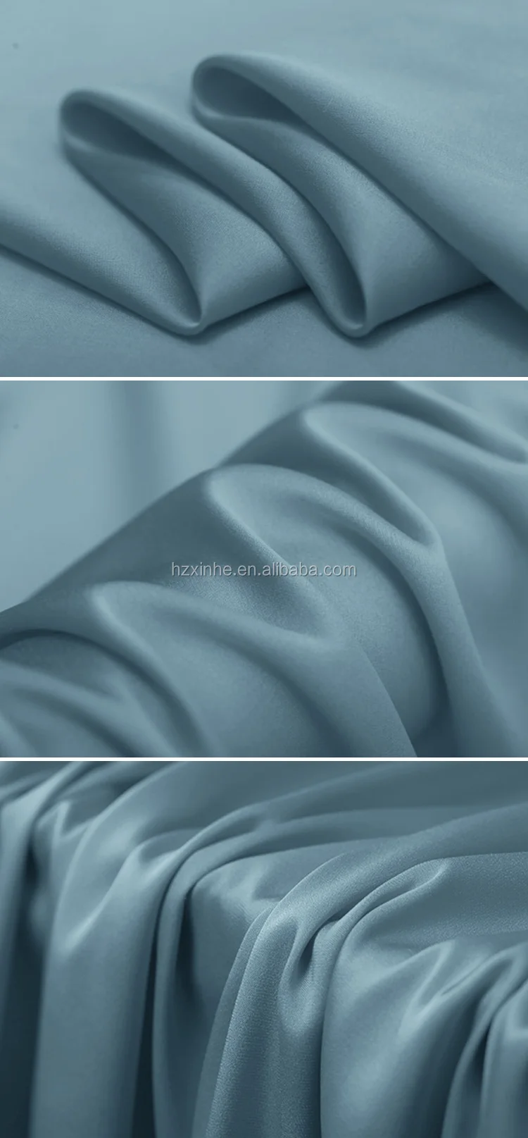 Double Georgette tissu 18 maman 100% soie prix par yard X Large 45" ~ couleur bleu 