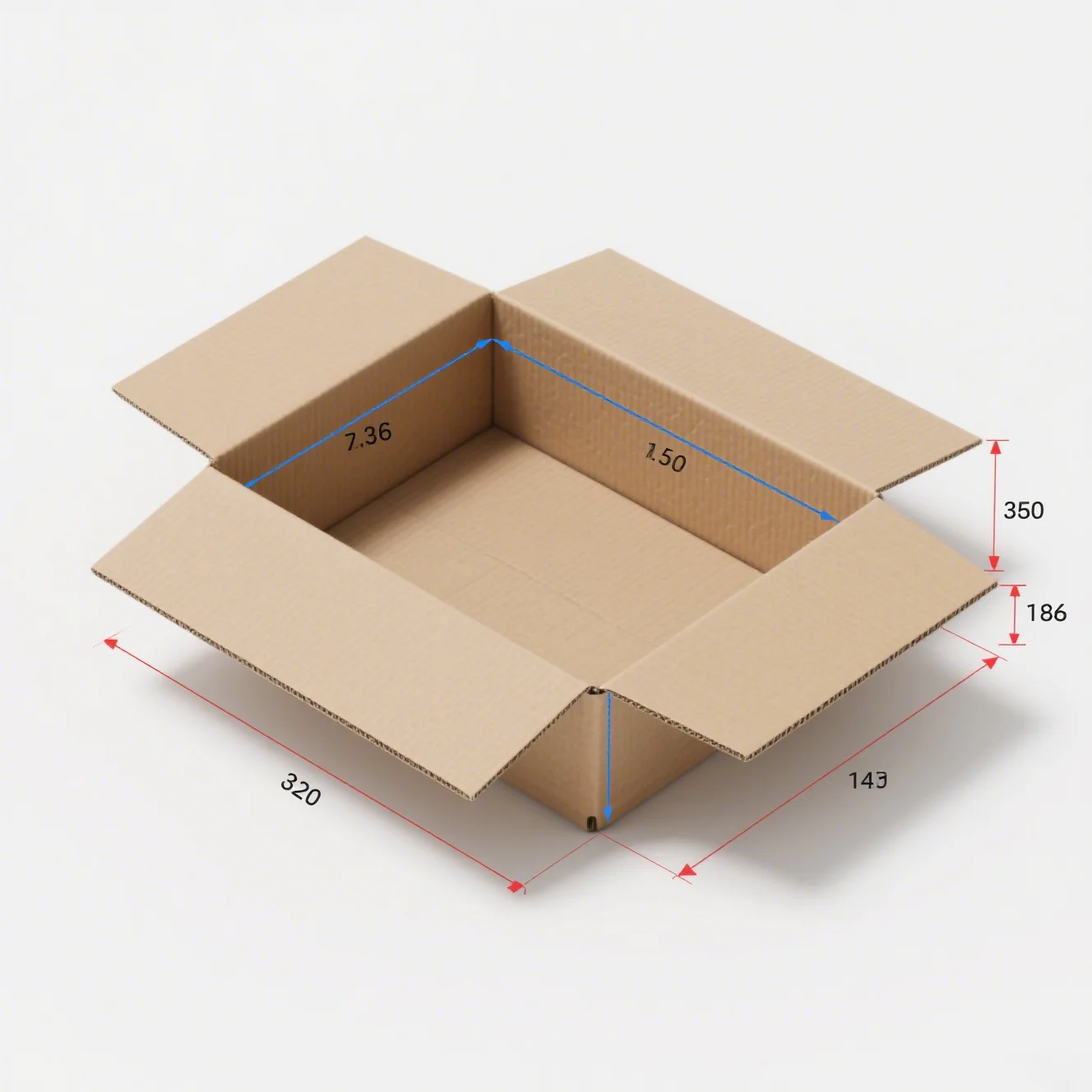product customized logo cardboard box printing storage paper packaging large container mailing corrugated cardboard shipping box-4