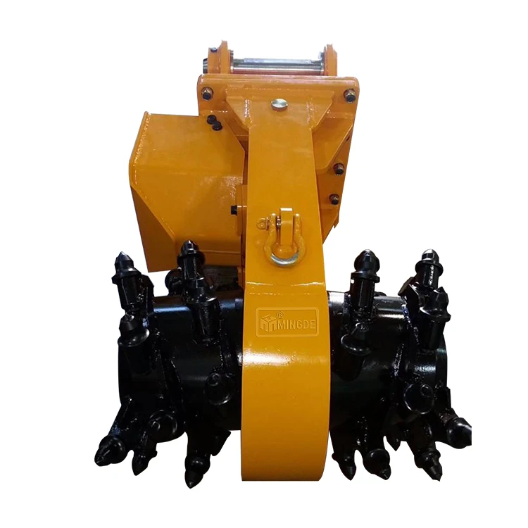 Hydraulic Rotary Drum Grinder Customized For Excavator Buy Hydraulic