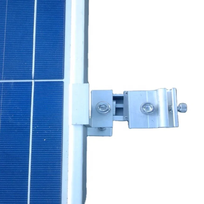 Flat Roof Aluminum Solar Panel Mounting Racks PV Supporting Fixture ...