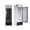 commercial wine fridge cooler beverage digital showcase freezer supermarket glass door transparent led display refrigerator