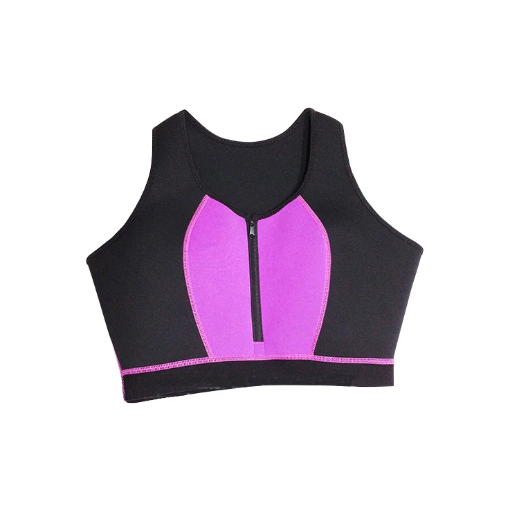 women's sports vest with built in bra