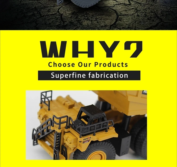 Huina 1812 1:60 Promotional Dump Truck Toys Model For Huina 1812 Truck Model Vs 1810(2)