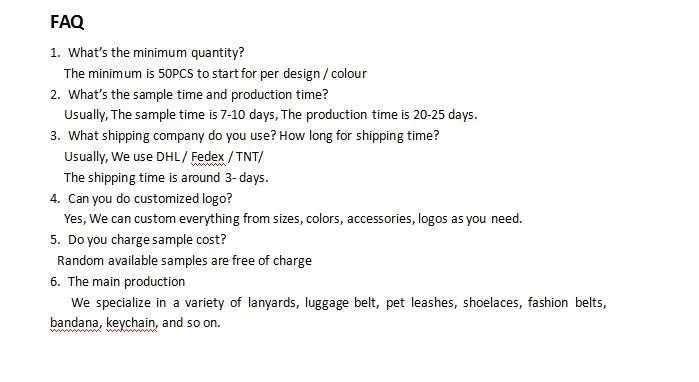 FAQ