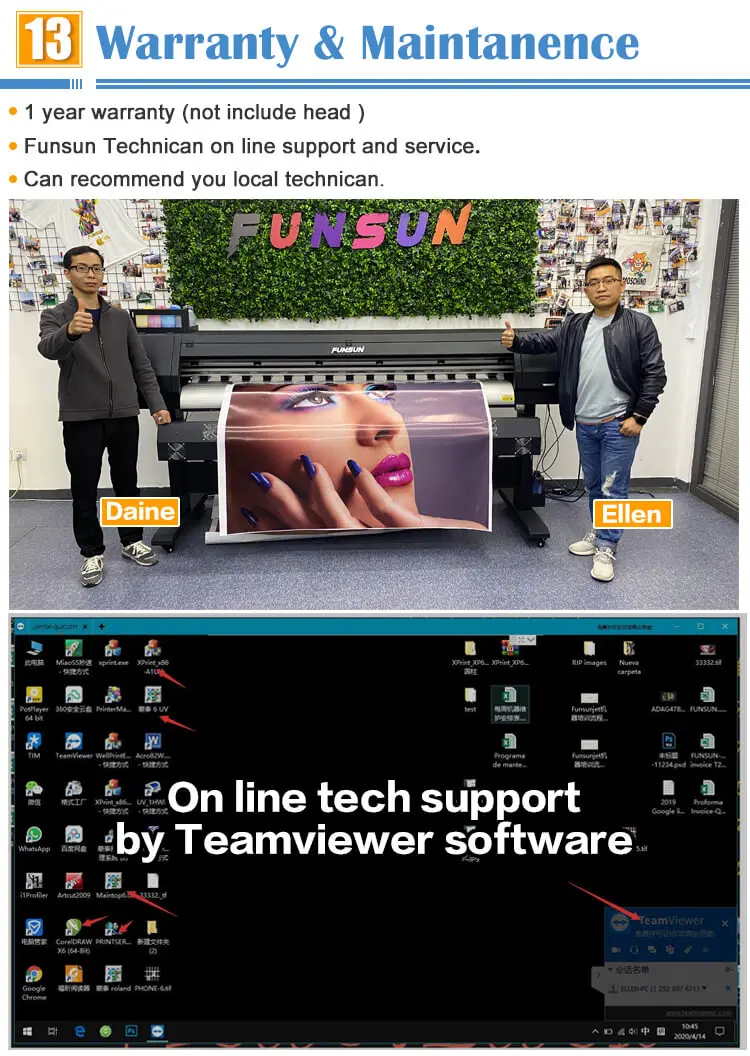 Eco Solvent Printer Manufacturer 1440dpi 1.8m Vinyl eco solvent printer dx6