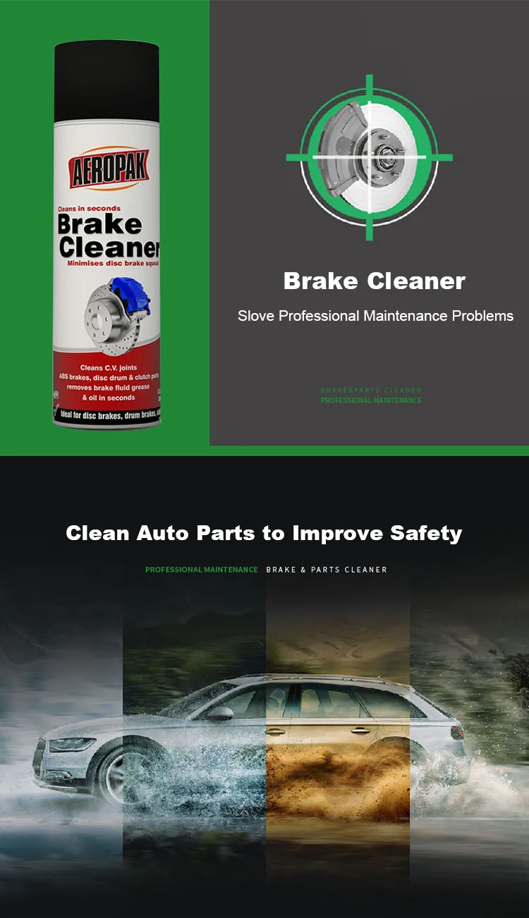 Chinese factory super brake cleaner spray smooth auto part