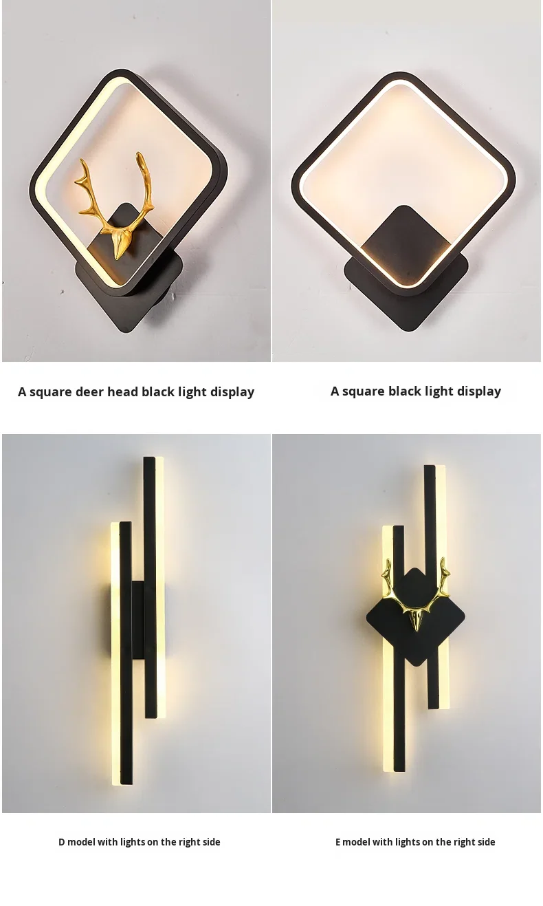 product led iron warm white high cri 90 modern minimalist butterfly design wall lamp for bedroom bedside staircase nordic tv background-11