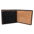 Vegan Eco friendly corti&ccedil;a homens carteira com bloqueio rfid