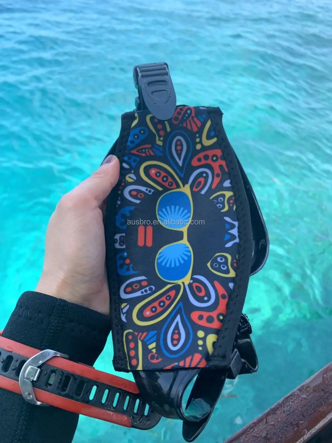 Neoprene Dive And Snorkel Mask Strap Cover Underwater Diving Head Band