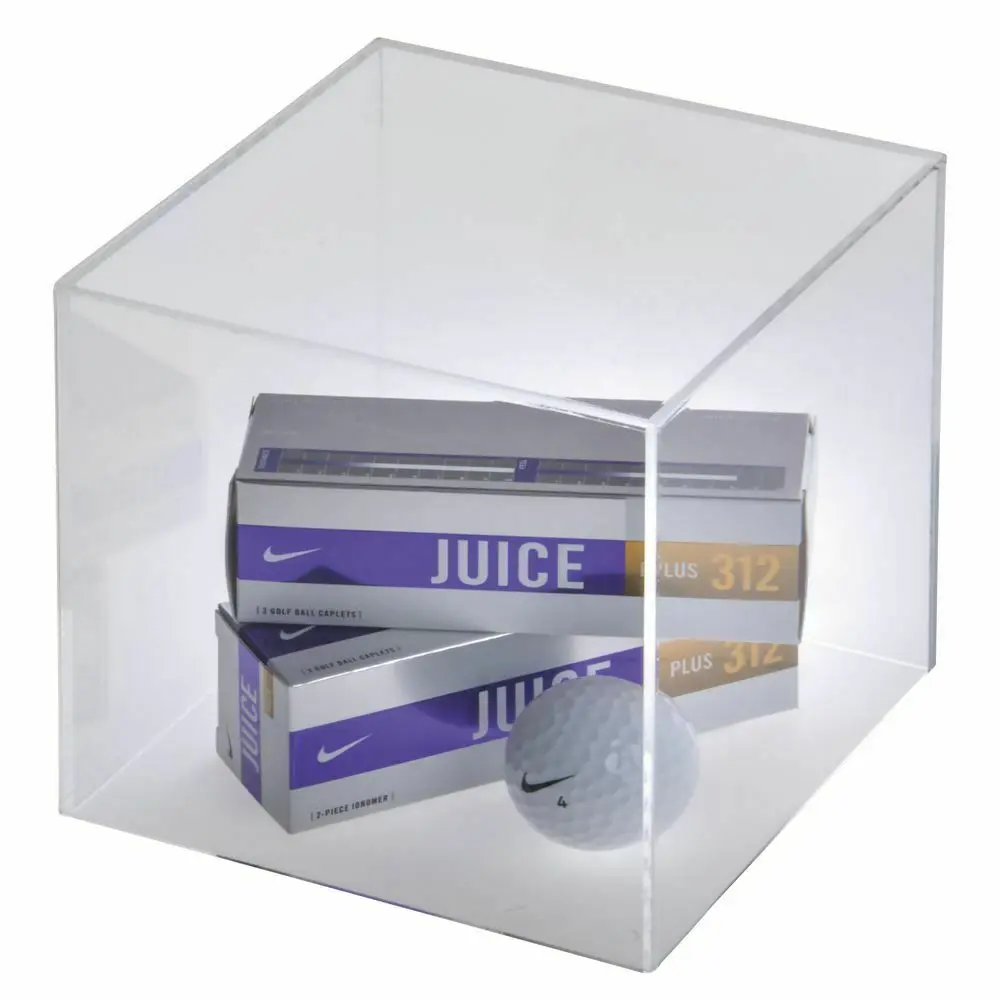 Stack able Cubes Acrylic POS Display Blocks Acrylic Display Cubes 5 Sizes 