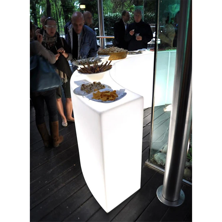 Hot new product custom night club led illuminated bar counter