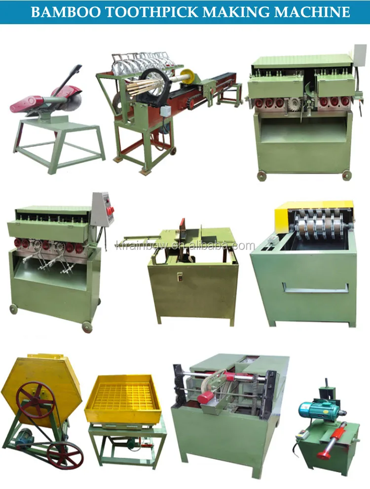 Manufacturer Suppliers Toothpick Tooth Pick Molding Machine / Bamboo