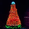 2019 Newest commercial singing PVC big collapsible tabletop prelit 20ft 30ft 40ft 50ft giant outdoor lighting christmas tree