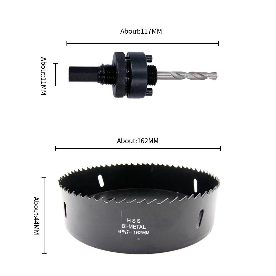 Hole Saw Laiwei Bimetal Hole Saw With Heavy Duty Arbor For Metal Pipes