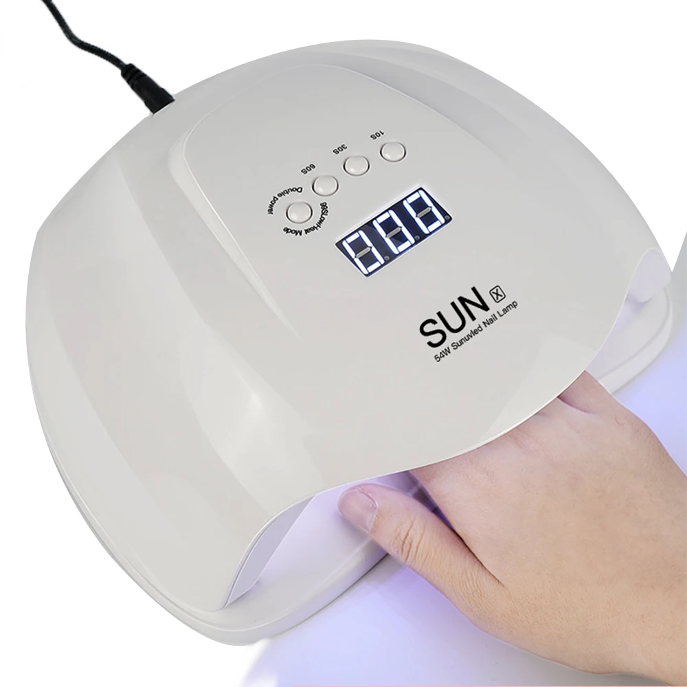 SUN X professional nail beauty nail lamp 54w LED gel uv nail dryer for manicure