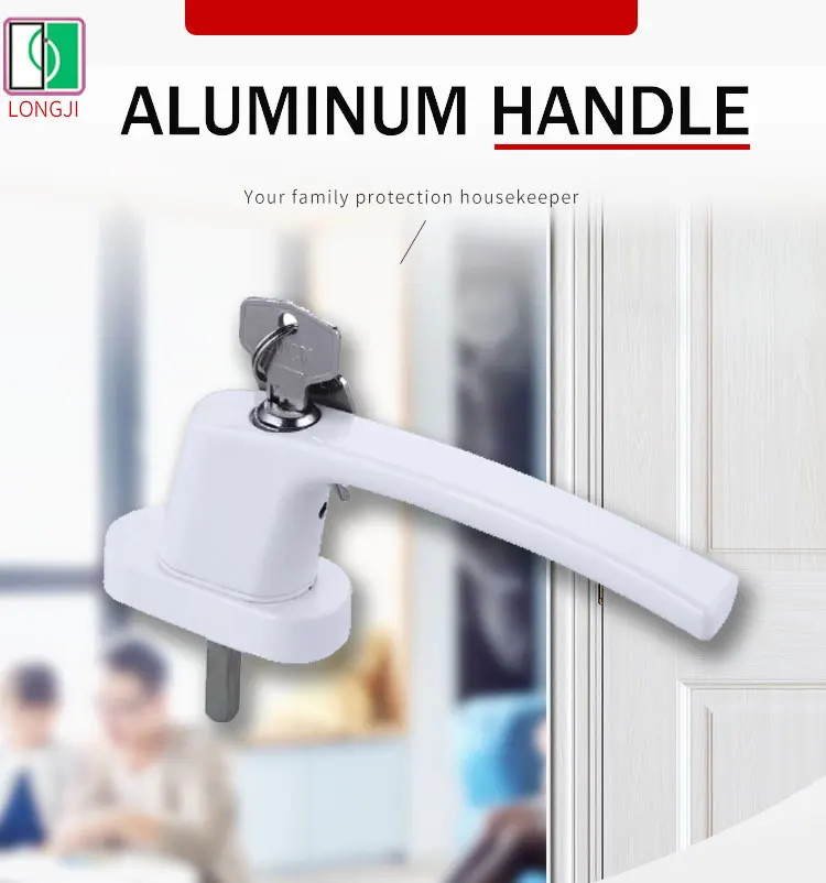 Casement Window Handle with Key UPVC Round Handle 63.02008