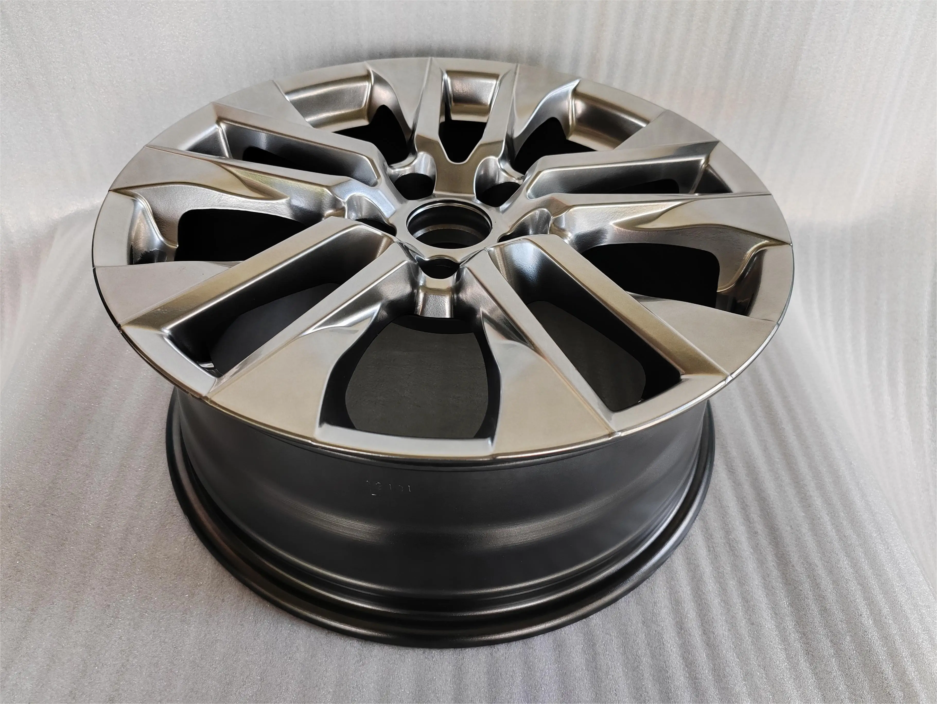 Aftermarket Hot Sales Passenger Car Rims 17 Inch 5x114.3 Chrome Silver ...
