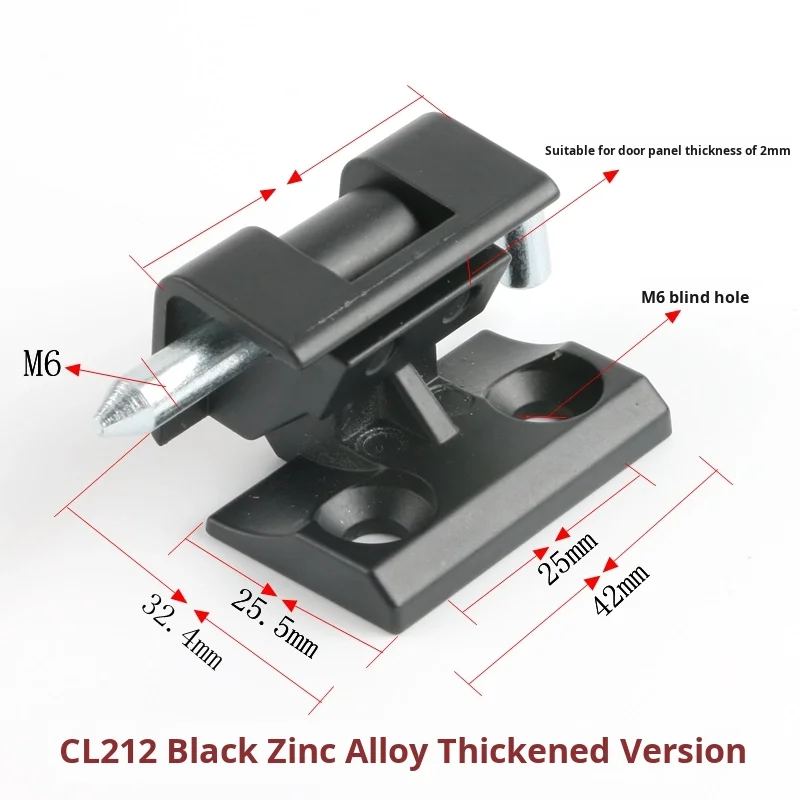 Hengdong Detachable Card-Type Hinge Lock Hl004 Hinge Switch for Electrical Cabinets Cl212 Hinge Aluminum Profiles for Cabinet details