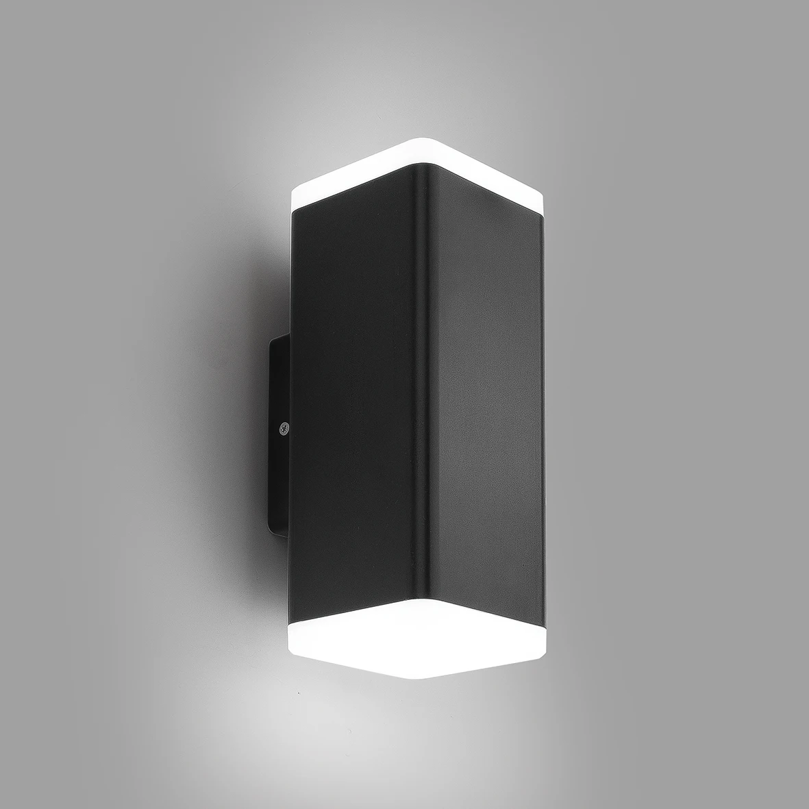 PS2003-LED plastic material outdoor lighting wall sconce solar powered outdoor light up and down