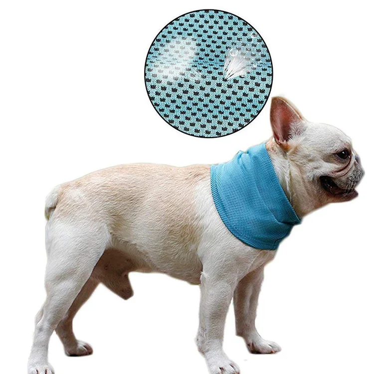 Techcool Summer Evaporative Dog Cooling Collar Made Of Cooling Towel Fabric Buy Dog Cooling