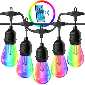 Tuya Smart 36ft 18 Pet S14 Light Bulbs Rgbw Color Outdoor Tuya Smart 36ft 18 Pet S14 Light Bulbs