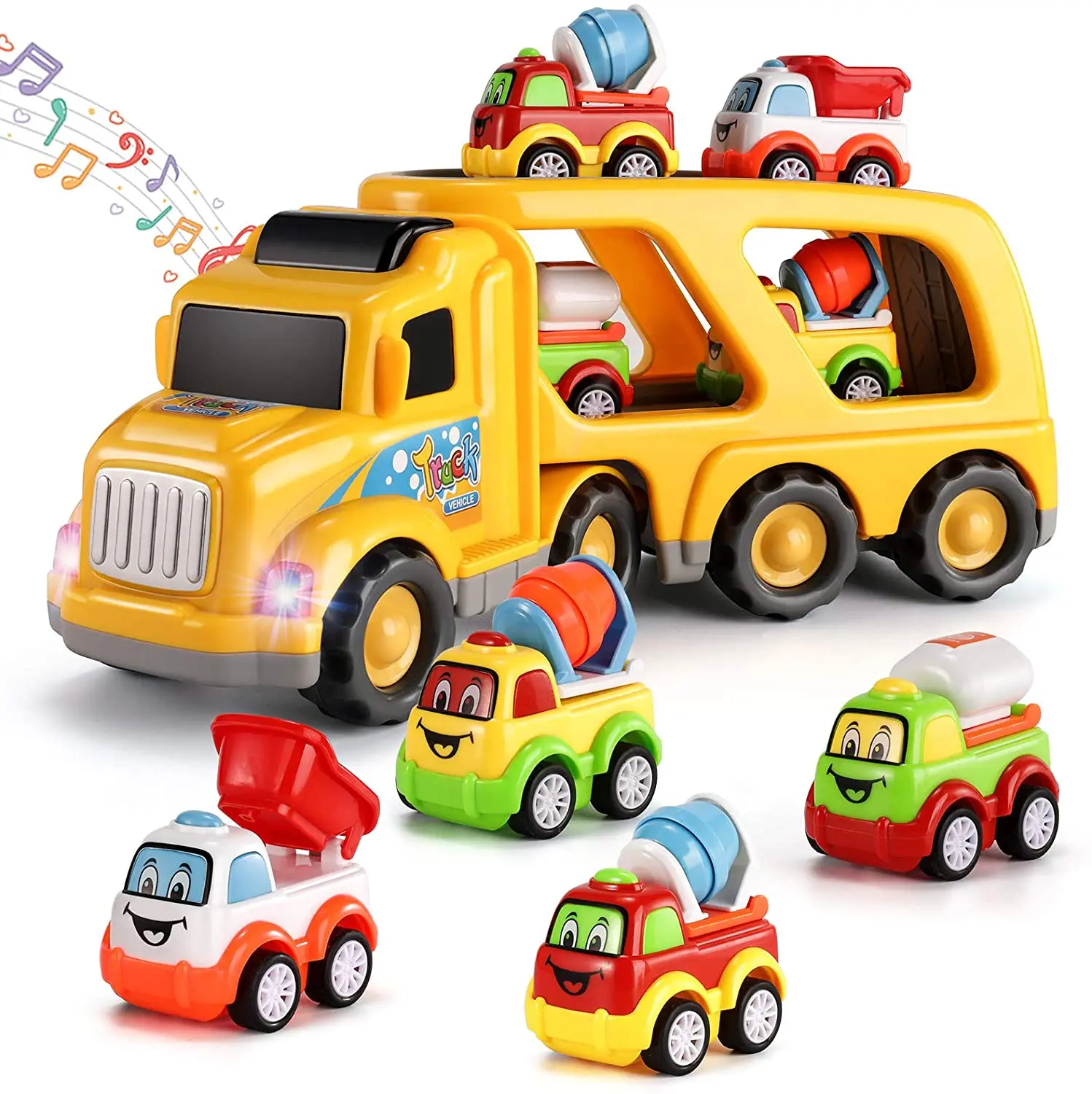 Jouet Electrique Camion De Transport 5 En 1 A Friction Avec Lumieres Et Sirene Ideal Pour La Construction Buy Bebe Voiture Jouet Vehicule Bebe Jouets Enfants Voiture Jouets Product On Alibaba Com