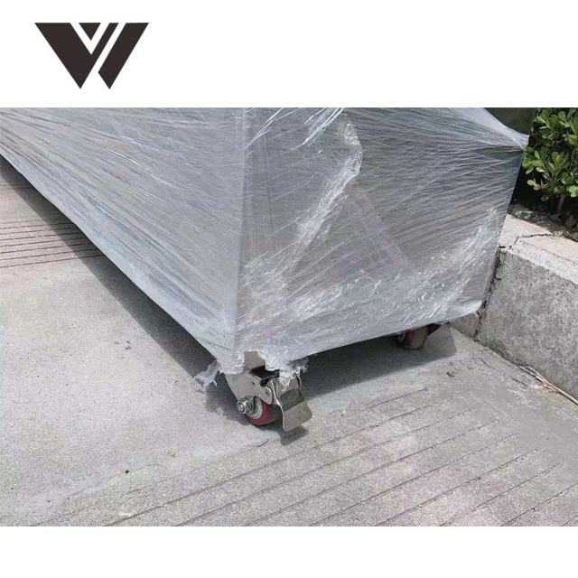 street cafe barrier with wheels