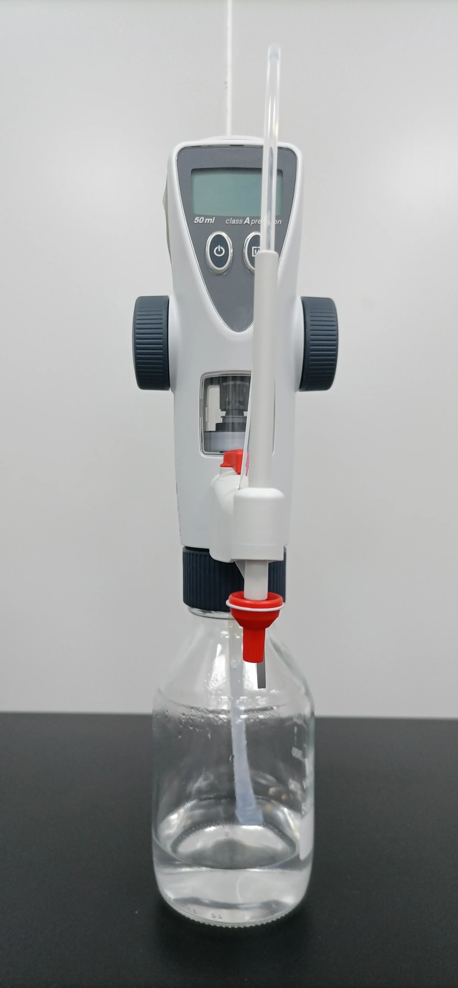 Lab 50ml Digital Bottle Top Burette & Dispenser For Battery Electrolyte