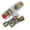 IMC Audio 80 Amp Inline AGU Fuse Holder & Fuse Fits 4 8 10 Gauge Wire P0.01