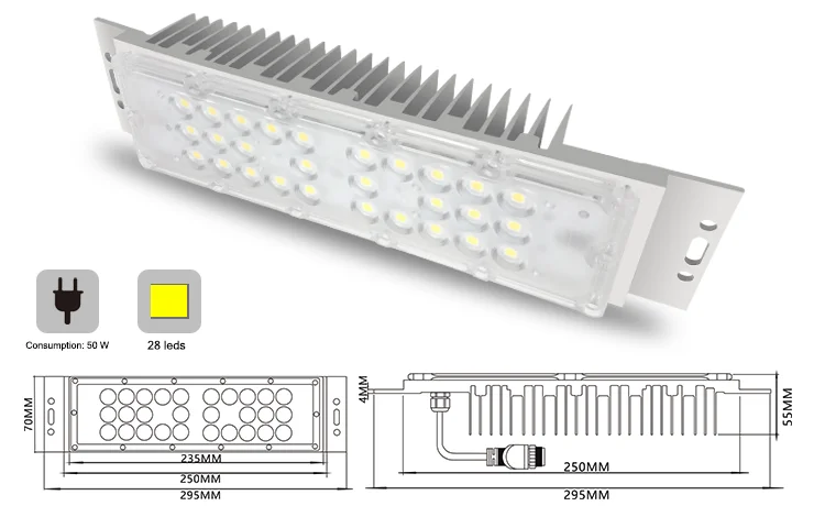 High Lumen Outdoor 50w Dc 42vdc Retrofit Led Module For Street Light ...