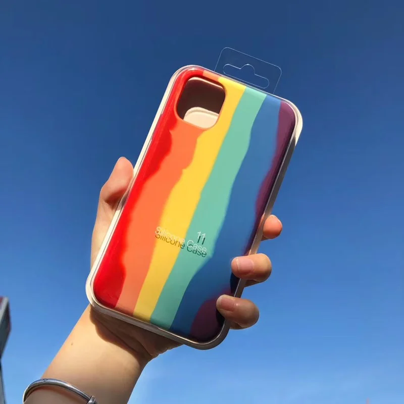 SL Phones - Rainbow Silicone Case Available for iPhones! Only Rs.1500/-  Model List : iPhone 7, 7plus, X, 11, 11 Pro, 12, 12 Pro, 12 Pro Max.  🚚 Island Wide Delivery Available. ☎️ 0777403203, 0703500500