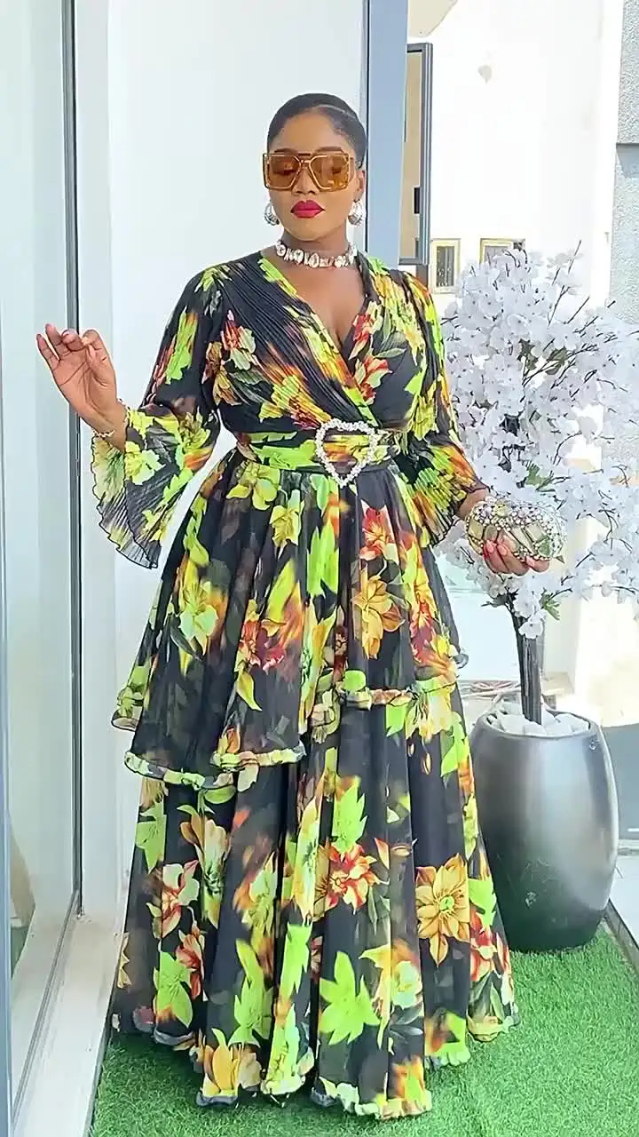 Latest Design African Dresses for Women Plus Size Fashion Beaded Women's  Elegant Party Dresses Formal Evening Dresses