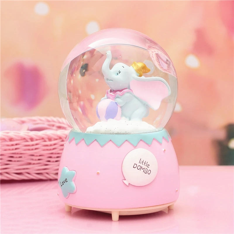 Wholesale Creative Decoration Lamp Birthday Gift Crystal Ball Music Box