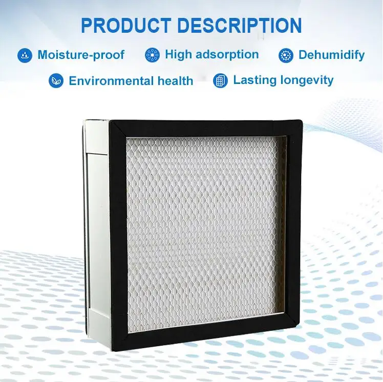 Stainless steel frame aluminum separator air filter hepa