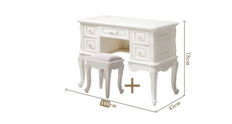 Popular Study Room Furniture Luxury Solid Wood Desks Office Writing Table OEM/ODM