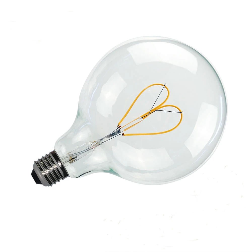 New design DIY decoration vintage led filament bulb clear or amber   G80 G95 G125 ST64 T45  E27 E26 B22